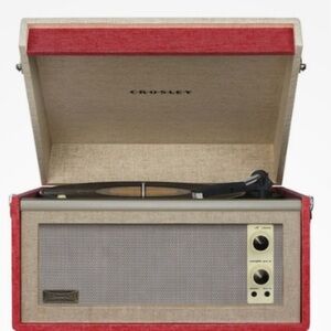 Crosley Vintage Record Player Dansette Bermuda Turntable Red Table Top Disc $510